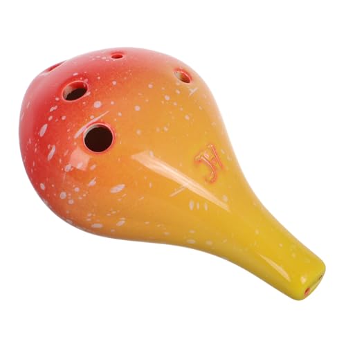 GOOHOCHY Keramik 6-loch Ocarina Instrument Tragbare Kleine 6-loch Ocarina Mini Ocarina Kinder Anfänger Lernen Ocarina Instrument von GOOHOCHY