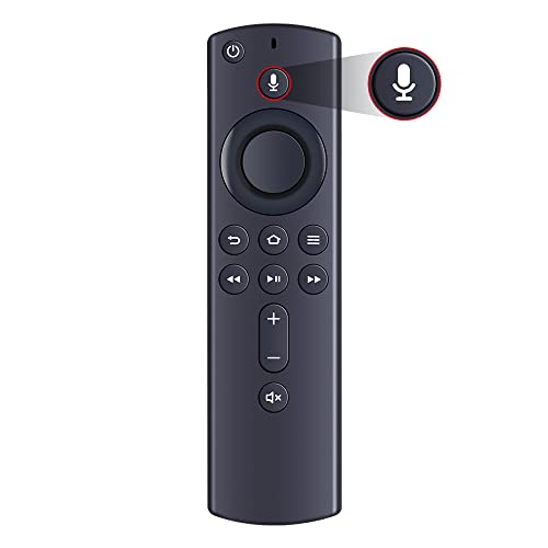 L5B83H Voice-Ersatzfernbedienung geeignet für Amazon TV-Fire Stick (2nd Gen), TV Stick 4K, TV Stick Lite, TV Cube (1st Gen 2nd Gen), TV (3rd Gen, Anhänger-Design) von GOUYESHO