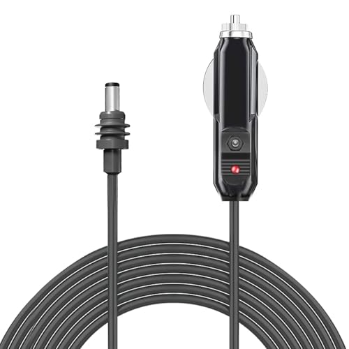 18AWG 6FT DC-Satellitenkabel für Autostrom, DC-Autoadapter-Ladegerät-Stromversorgungskabel, Plug-and-Play-IP68-wasserdicht, für LKWs, Busse, Boote, Unterstützt (5M / 16,4Ft) von GOWENIC