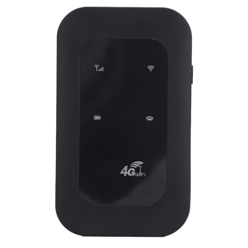 4G LTE Mobile Hotspot, Tragbarer WLAN Hotspot mit Micro SIM Kartensteckplatz, Taschenrouter für Reisen nach Asien, Südostasien, Afrika, Naher Osten von GOWENIC