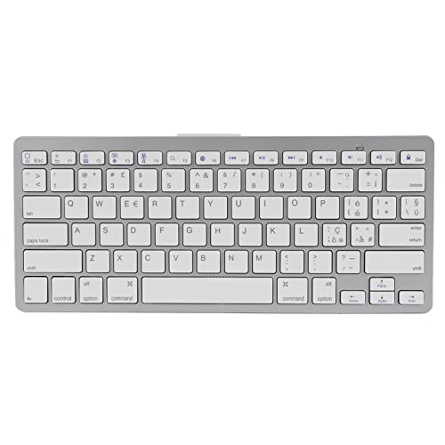 GOWENIC Drahtlose Tastatur Tragbare Weiße Computertastaturen für OS X (Italienisch) von GOWENIC