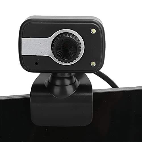 GOWENIC USB-Clip-on-Webcam mit Integriertem Mikrofon für PC, Drehbare Kamera mit 1,1 M Kabel, Plug-and-Play, Kompatibel mit 2000, XP, Vista 32 Bit, Videokonferenzausrüstung von GOWENIC