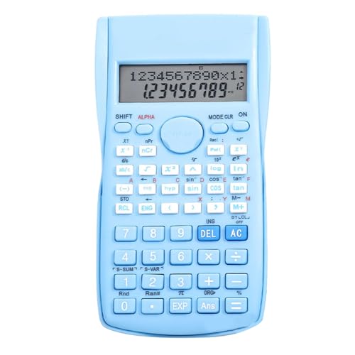 Wissenschaftlicher Taschenrechner mit 240 Funktionen, Großem Display, Festem Schiebedeckel für Schüler, Funktionsrechner, Taschenrechner Enthalten Trigonometrische Funktionen Wissenschaftlicher Taschenrechner mit 240 Funktionen, Großem Display, Festem Schiebedeckel für Schüler, Funktionsrechner, Taschenrechner Enthalten Trigonometrische Funktionen von GOWENIC