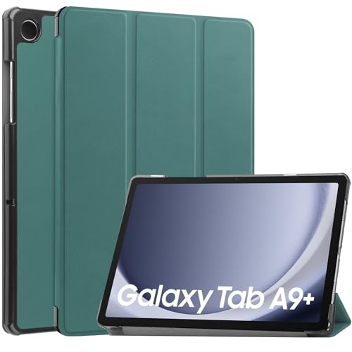 GOZOPO Hülle für Samsung Galaxy Tab A9+ / A9 Plus 2023 11 Zoll Tablet Case, Grün von GOZOPO