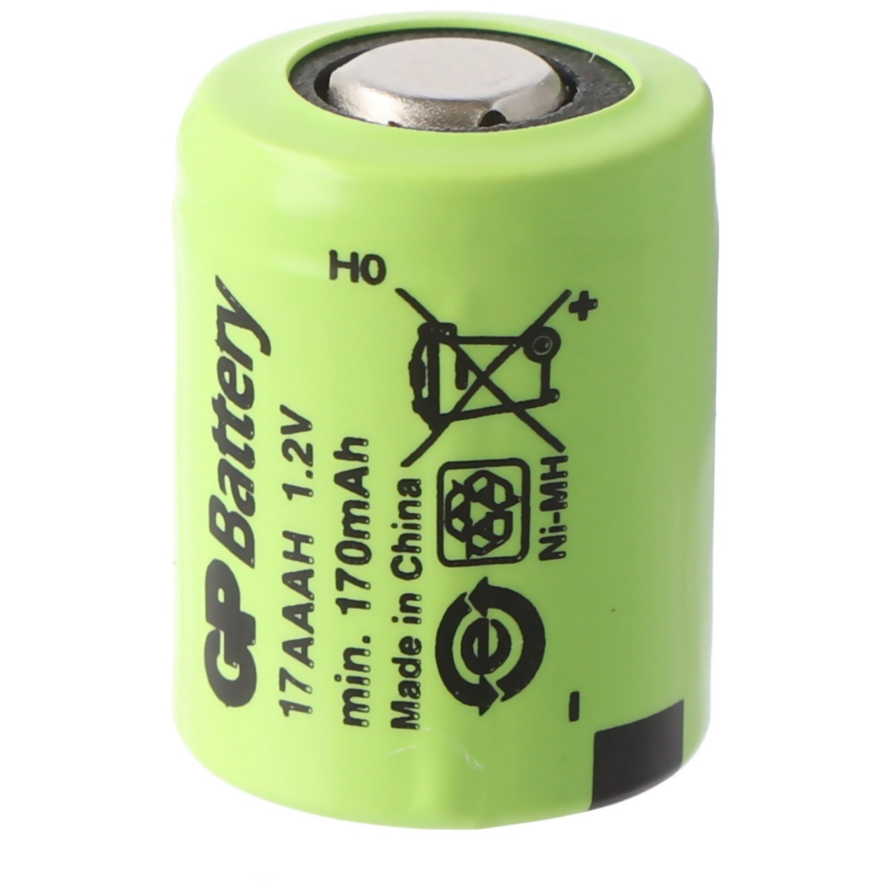 GP 1/3AAA NiMH Akku Size 1/3 AAA 170mAh GP17AAAH Abmessungen 14,1x10,4mm von GP Batteries