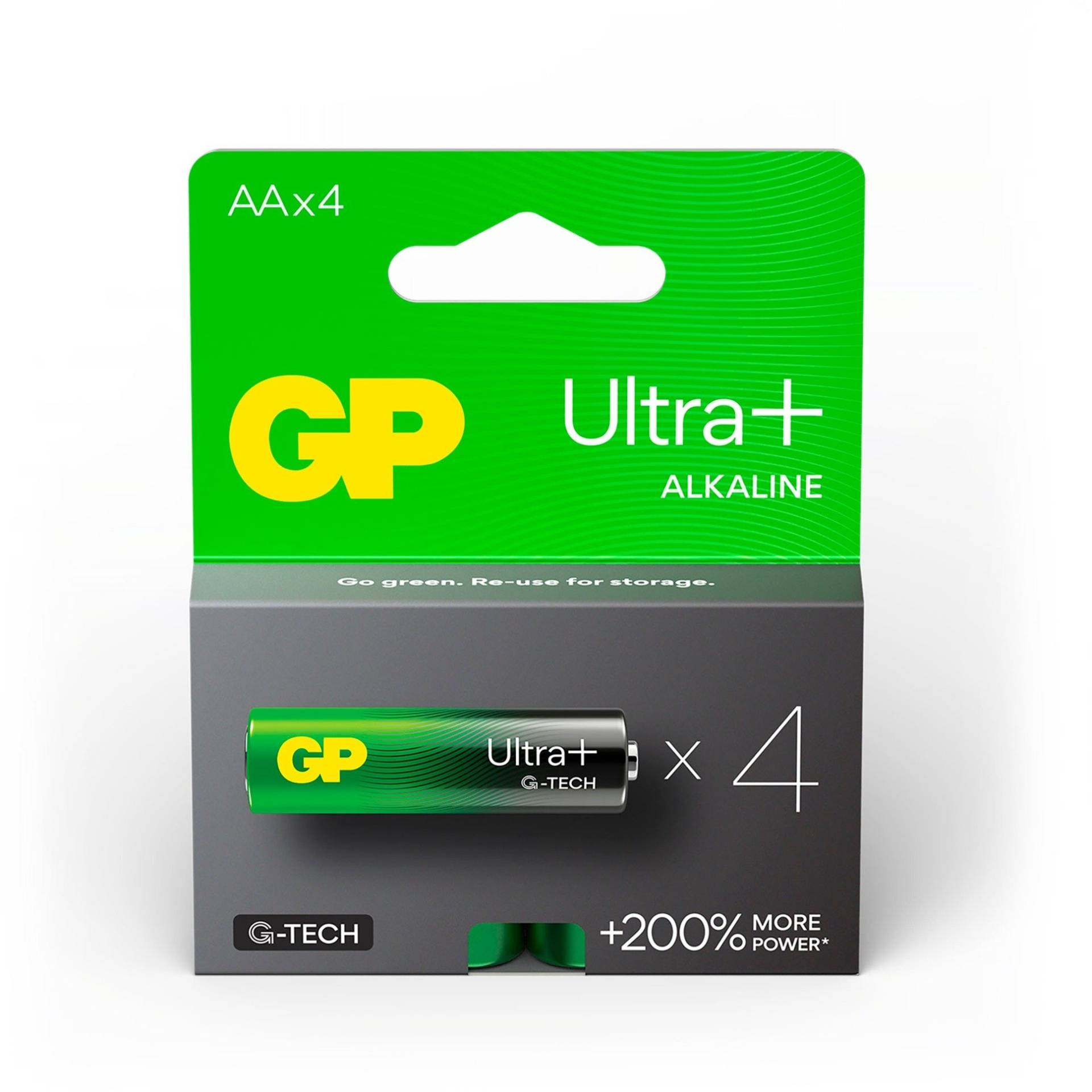 GP Ultra Plus Alkaline Batterie AA Mignon Longlife, LR06, 1,5Volt von GP Batteries