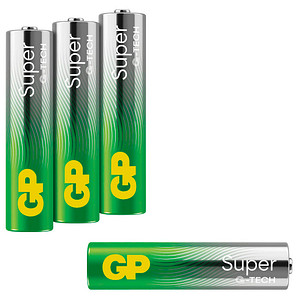 4 GP Batterien SUPER Micro AAA 1,5 V von GP