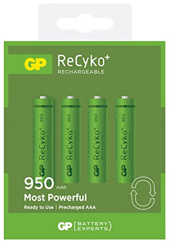 GP Akku 1,2V 930mAh AAA NiMH Akku (4er Pack) Blister Verpackung von GP