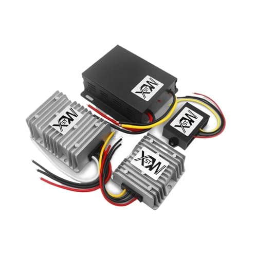 DC DC 12 V bis 15 V, 1 A bis 28 A, max. Ausgang, nicht isoliert, Step-Up-Boost-Stromrichter, 15 V DC-Spannungsregler(8A Aluminum) von GQSSEFQCH