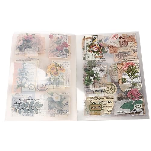 1 Packung Haustier-Stickerbuch aufkleber für erwachsene vintage Postkartenaufkleber scrapbooking sticker scrapbook stickers Planeraufkleber und Zubehör Scrapbooking-Zubehör GRADENEVE von GRADENEVE