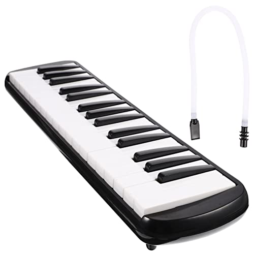 GREENADSCAPE 32 Mundharmonika zieharmonika mouth harp musikalische Ausbildung Musik-Keyboard für Erwachsene Melodica für Kinder Melodien Melodica für Erwachsene Air-Piano-Tastatur Nylon Black von GREENADSCAPE