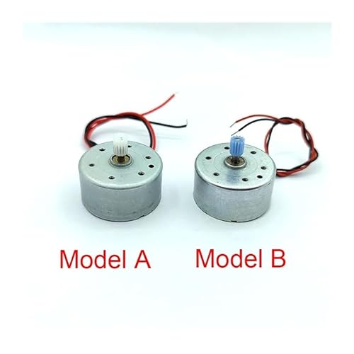 DC3V-12V 6V 9V 7000RPM Small Mute Round Spindle electronic starter Precious Metal Brush Engine DIY Toy Model Scientific Experimental Research(Model A) von GRHZJOQS