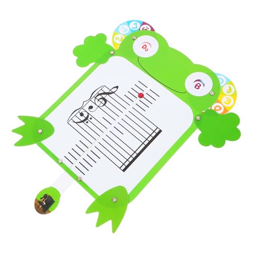 GRIRIW Mitarbeiter Unterrichten Froschpraxis Board Cartoon Tools Cartoon Praxis Board Süßes Personal Training Board Personal Praxis Tool Personal Learning Music Learning Board Plastik von GRIRIW