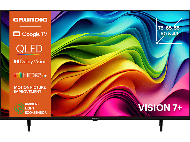 GRUNDIG 43 GUB 7440 Q QLED TV (43 Zoll / 108 cm, 4K, SMART TV, Ambilight) von GRUNDIG