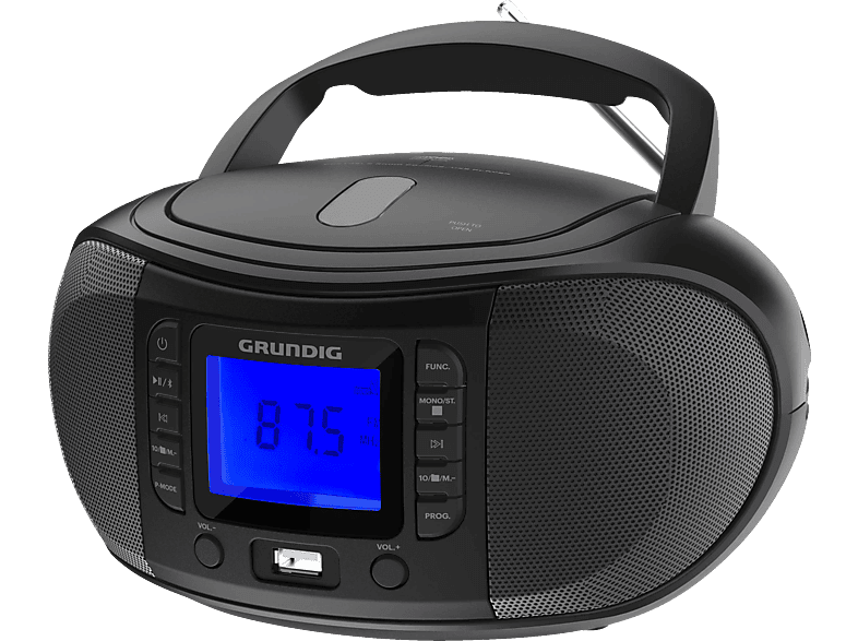 GRUNDIG GRB 3500 Radio, CD-Player, Schwarz von GRUNDIG