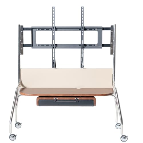 Fernsehgerüst, höhenverstellbarer Fernsehgerüst, Rollender TV-Ständer Mobiler TV-Wagen auf Rädern TV-Ständer for 55 bis 85 Zoll TV-Boden-TV-Wagenständer Fernsehgerüst, höhenverstellbarer Fernsehgerüst, Rollender TV-Ständer Mobiler TV-Wagen auf Rädern TV-Ständer for 55 bis 85 Zoll TV-Boden-TV-Wagenständer von GSHUPIOU
