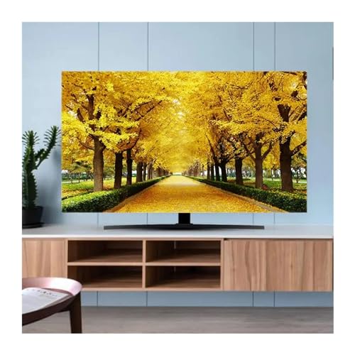 GSJNHY TV-Abdeckung, Staubschutz, Stoff, 81,3 - 178,8 cm, hochwertig, zum Aufhängen, Schreibtisch, gebogener Fernseher, universell für Außenfernseher (161 x 96 cm) von GSJNHY