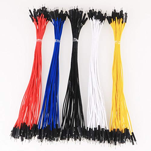 GTIWUNG 150 Stück Jumper Wire Kabel Steckbrücken für Arduino Breadboard, Steckbrett, 20cm Male-Male Kabel Steckbrücken 24AWG Drahtbrücken für Arduino und Raspberry Pi Breadboard GTIWUNG 150 Stück Jumper Wire Kabel Steckbrücken für Arduino Breadboard, Steckbrett, 20cm Male-Male Kabel Steckbrücken 24AWG Drahtbrücken für Arduino und Raspberry Pi Breadboard von GTIWUNG