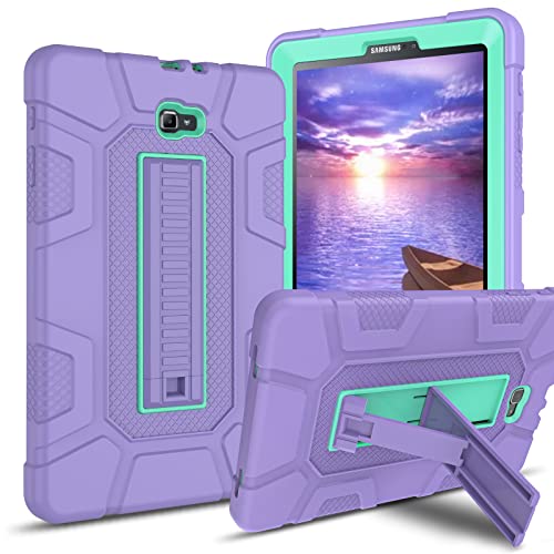 GUAGUA Kompatibel mit Samsung Galaxy Tab A 10.1 2016 Hülle SMT580 T585 T587 Kickstand 3in1 Hybrid Heavy Duty Rugged Rugged Shockproof Protective AntiScratch Case for Galaxy Tab A 10.1 2016 von GUAGUA