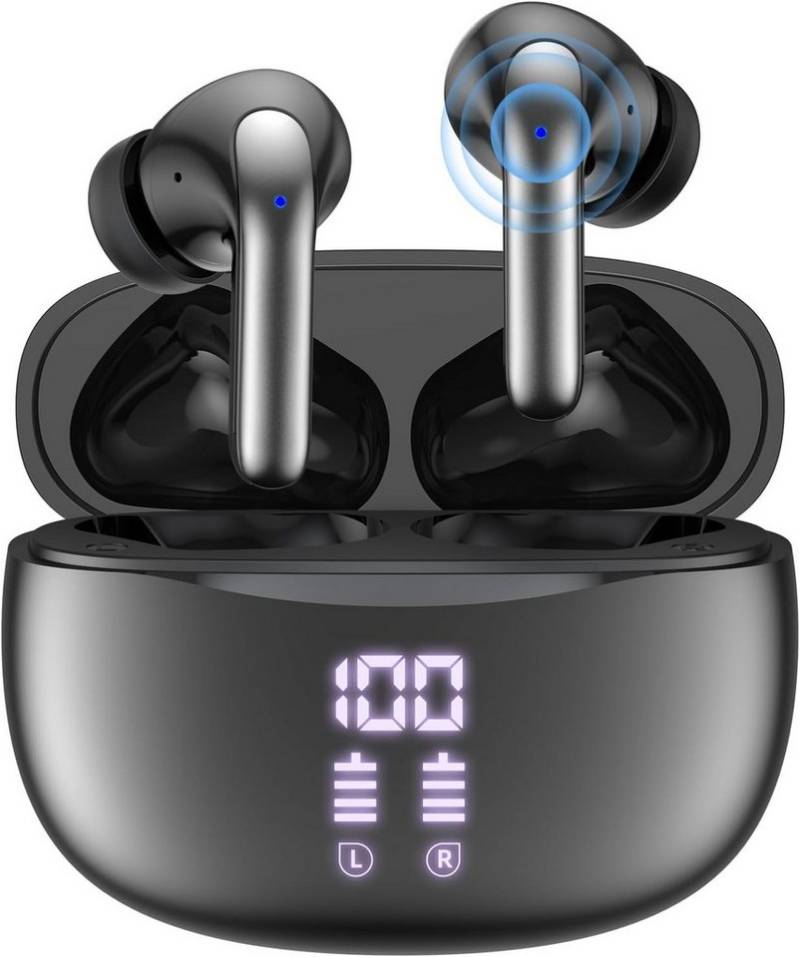 GUANDA TECHNOLOGIES CO., LTD. In-Ear-Kopfhörer (Intelligente Touch-Steuerung, Bluetooth 5.3 Ohrhörer: 40 Std. Spielzeit, Dual-LED, Touch-Steuerung) von GUANDA TECHNOLOGIES CO., LTD.