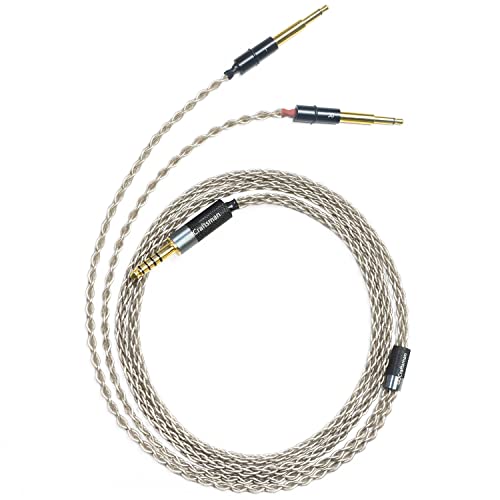 6N Single Crystal Silver Upgrade Headphones Cables Balanced Cables for Meze 99 Classics 99 Neo 99 Noir (3.5mm Plug) von GUCraftsman