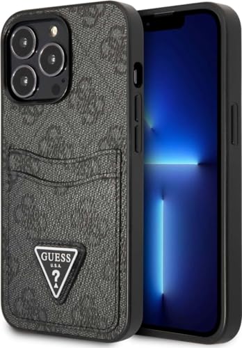 Guess GUHCP13LP4TPK Hülle für iPhone 13 Pro / 13 6,1" schwarz/Black hardcase 4G Triangle Logo Cardslot Guess GUHCP13LP4TPK Hülle für iPhone 13 Pro / 13 6,1" schwarz/Black hardcase 4G Triangle Logo Cardslot von CG MOBILE
