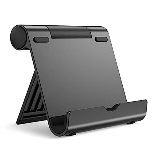 GUIJIALY 1 Stück für alle Handys und Pads, verstellbarer Desktop-Tablet-Tisch, Handy-Ständer, tragbare Handyhalterung, schwarz von GUIJIALY