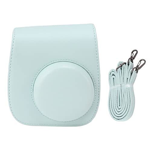 GULEEK für Fujifilm Polaroi d Insta x MIN I 12 PU-Leder-Kamera-Aufbewahrungstasche Polaroi d Schutztasche Macaroon Solid Colors (Mintgrün) von GULEEK