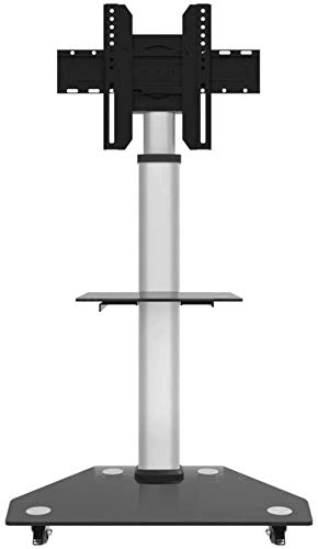 Universal-TV-Ständer, universal, schwenkbar, Tischplatte, TV-Ständer, Edelstahl, TV-Bodenständer für 60-80-Zoll-Fernseher, schwarz, TV-Bodeneinheit auf Rädern, Rollen bis zu 175 kg Universal-TV-Ständer, universal, schwenkbar, Tischplatte, TV-Ständer, Edelstahl, TV-Bodenständer für 60-80-Zoll-Fernseher, schwarz, TV-Bodeneinheit auf Rädern, Rollen bis zu 175 kg von GUOWENHA