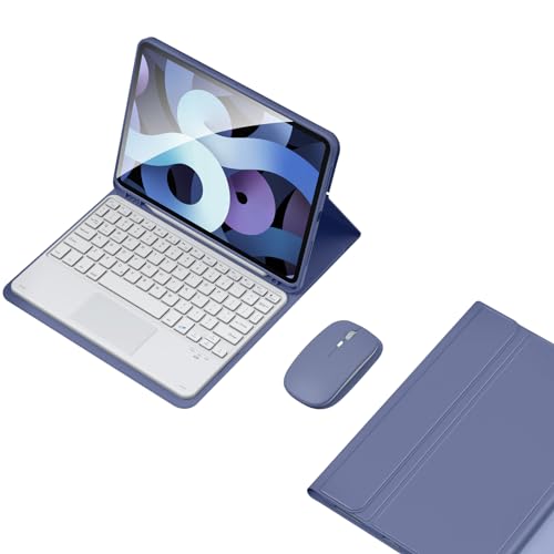 GUPENAA Tastatur Hülle für Samsung Galaxy Tab S9 Ultra 14.6'' 2023 (SM-X910/X916B), Magnetische Abnehmbare Kabellose Bluetooth-Tastatur mit S-Pen-Halterung,Lila von GUPENAA