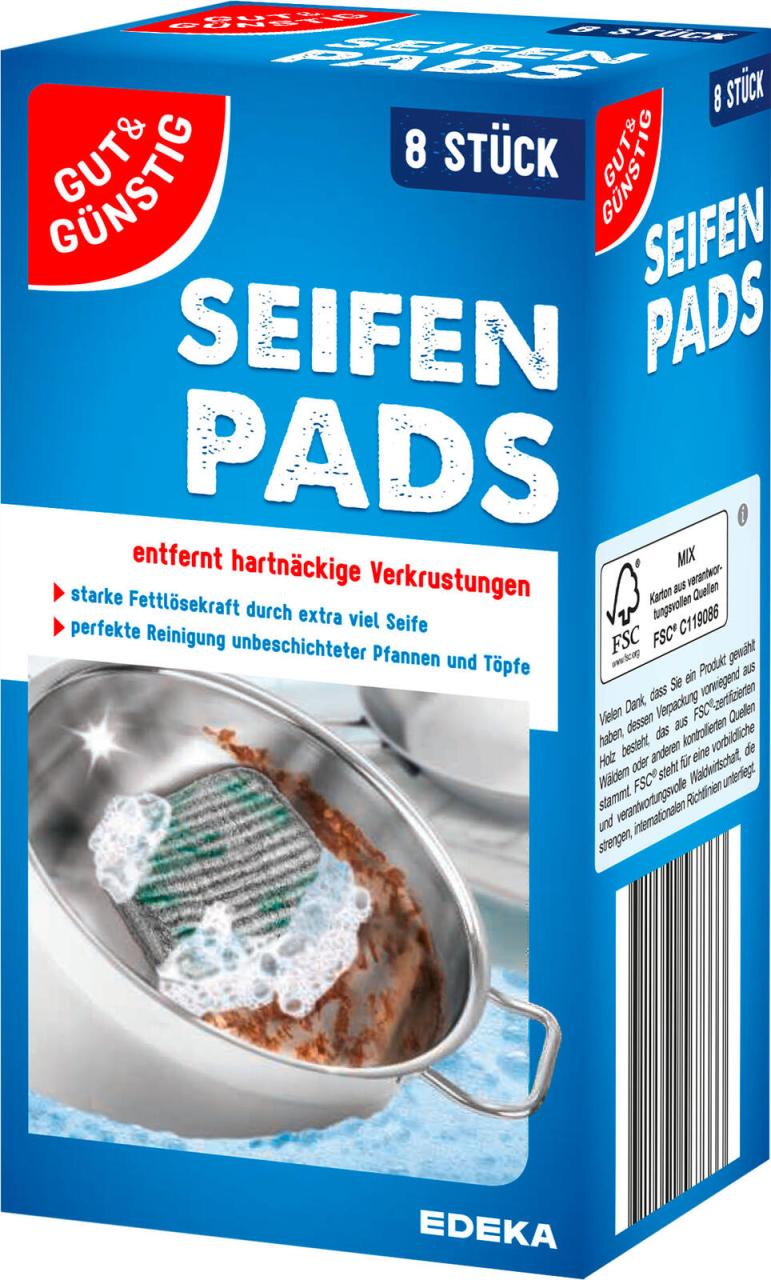 GUT&GÜNSTIG Stahlwolle Seifen Pads von GUT&GÜNSTIG