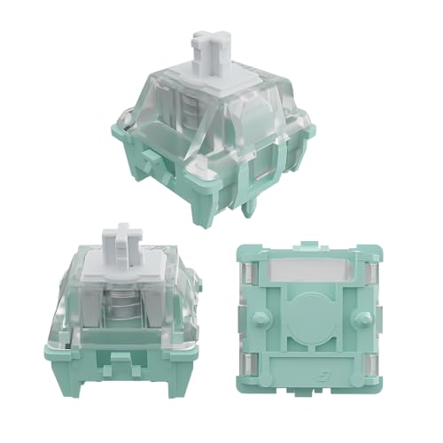 GUYEKS Gateron Magnetischer Jade-Tastaturschalter, Fabrik-Vorschmierungsschalter, linearer Schalter, freie Einstellung, mechanische Tastatur, Vorreise-Schlüsselschalter (108 Stück) von GUYEKS