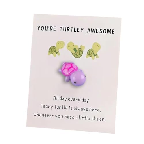 You're Turtley Awesome Animal Pun Dankeskarten, Geschenke, Freunde, Kartentaschen, Familie, Dankeschön, T3G1 Kollege von GXFCAI