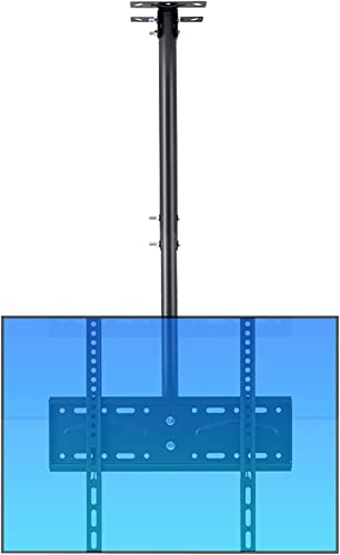 Einstellbare Schwarze TV-Deckenhalterung für 26-55-Zoll-LED-Bildschirme, neigbar, schwenkbar und höhenverstellbar, Multifunktions-TV-Ständer von GXXINGIN