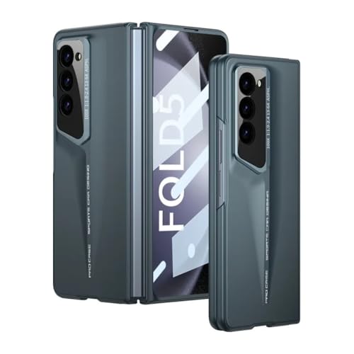 Für Samsung Galaxy Z Fold 5 Handyhülle für Samsung Galaxy Z Fold 5 4 Fold5 Fold4 5G Kunststoff-Hartschalen-Schutzhülle, grün, für Samsung Galaxy Z Fold4 von GXZJFC