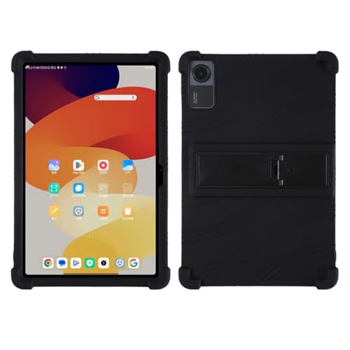 GYDQQKJ Anti-Fall Schutzhülle für Blackview Tab 9 WiFi (11.0") Hülle, Weiche Handytasche Schwarz TPU Handyhülle Silikon Tasche Schale rutschfest Case Cover für - Schwarz von GYDQQKJ