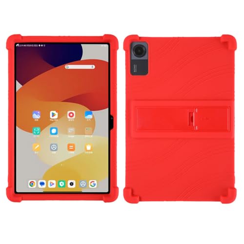 GYDQQKJ Anti-Fall Schutzhülle für Dghrti Tab 20 (10.0") Hülle, Weiche Handytasche Rot TPU Handyhülle Silikon Tasche Schale rutschfest Case Cover für - Rot von GYDQQKJ