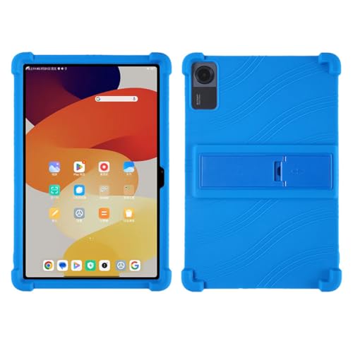 GYDQQKJ Anti-Fall Schutzhülle für Honor Tab Z6 (11.50") Hülle, Weiche Handytasche Blau TPU Handyhülle Silikon Tasche Schale rutschfest Case Cover für - Blau von GYDQQKJ