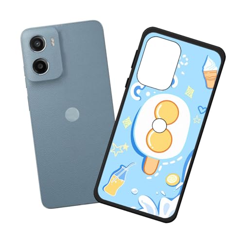 GYDQQKJ Anti-Fall Schutzhülle für Motorola Moto E15 Hülle, Weiche Handytasche Schwarz TPU Handyhülle Silikon Tasche Schale Case Cover für Motorola Moto E15 (6.67") - LH84 von GYDQQKJ