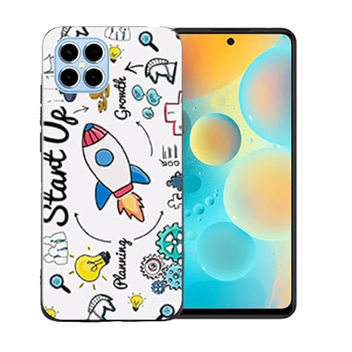 GYDQQKJ Anti-Fall Schutzhülle für Sparx Note 11 Hülle, Weiche Handytasche Schwarz TPU Handyhülle Silikon Tasche Schale rutschfest Case Cover für Sparx Note 11 - LLM36 von GYDQQKJ