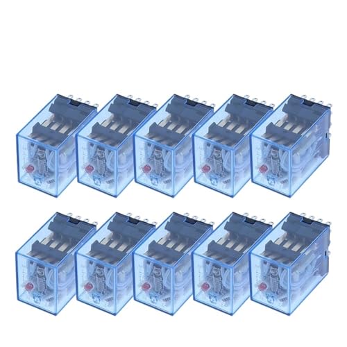 10PCS MY4NJ HH54P MY4N-J 14 Pin AC/DC 12V 24V 36V 48V 110V 220V 380V Relay Intermediate Electromagnetic Relay GYEWRIVMO(DC,48V) von GYEWRIVMO