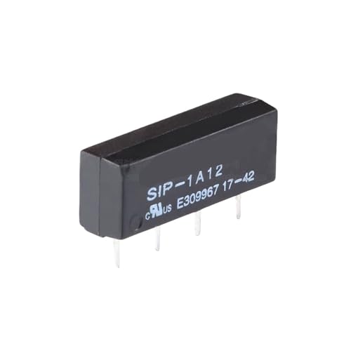 4-pin reed tube relay SIP-1A05 SIP-1A12 SIP-1A24 12VDC GYEWRIVMO(SIP-1A12,Taglia unica) von GYEWRIVMO