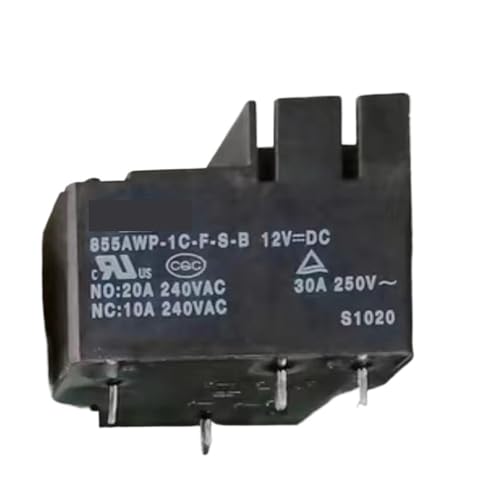 855AWP-1C-F-S-B 12VDC relay plug-in 30A current GYEWRIVMO(One Size) von GYEWRIVMO