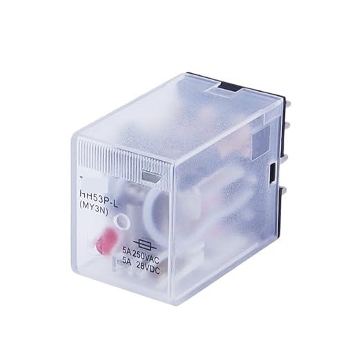 Type Frosting Relay HH53P MY3NJ 11Pin AC12V/AC24V/AC110V/AC220V Coil Purpose Intermediate Electromagnetic GYEWRIVMO(AC24V) von GYEWRIVMO