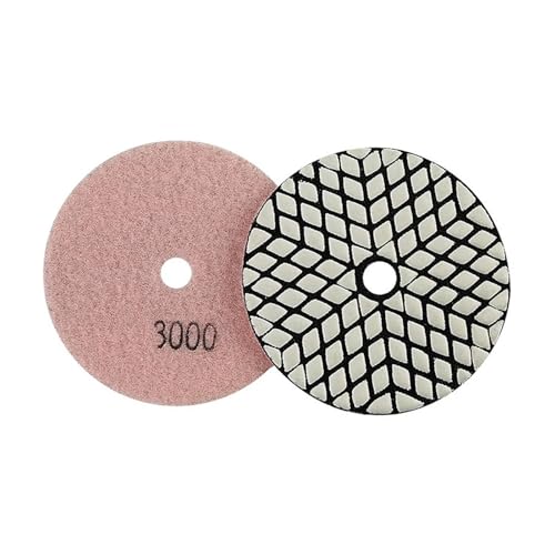 GYQIZSS 1 stücke 4 Zoll 100mm Diamant Polieren Pad Trockenen Granit Stein Disc for Beton Marmor Stein 50 100 200 400 800 1500 3000 Grit Power Tool von GYQIZSS