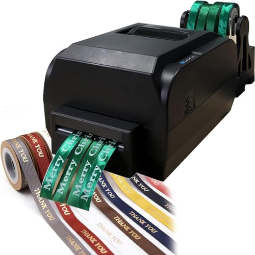 GYQSSD Digitale Satinband-Druckmaschine Für 12–20 Mm Bandbreite, Thermobanddrucker 150 Mm/S, DIY-Druck, Festival-Dekorationsband, Für Geschenkbänder, Luftschlangen von GYQSSD