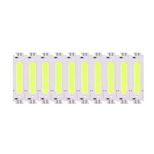 10 Stück DIY LED COB-Lichtquelle 12 V 2 W COB-Chipquelle Premium-Aluminiumplatine Warmweiße Beleuchtungsplatten für Autolichter (Grün) von GYZOUKA