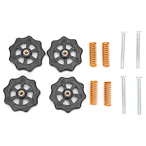 2 Sets 3D-Druckerzubehör Kompatibel mit CR10, 8 M4-Nivelliermuttern mit Heißbettfedern und Heizstab von GYZOUKA