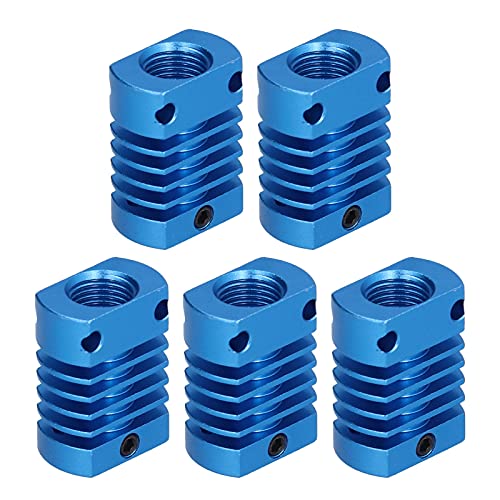 5PCS 3D Drucker Kühlkörper Kühler Aluminium Legierung Wärmeableitung Block für MK10 E3DV6 Extruder von GYZOUKA