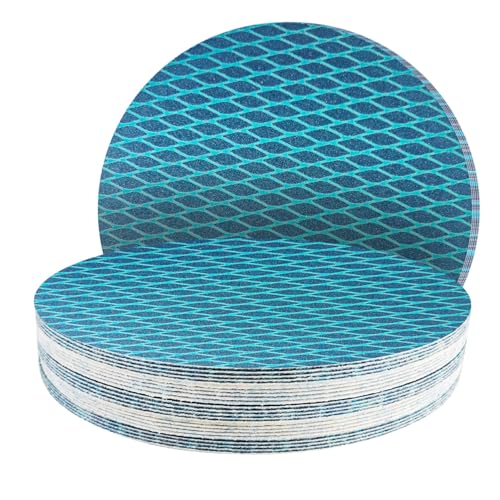 25Stk 250mm Klett Schleifpapier blau ohne löcher, Exzenter Schleifscheiben, 120 körnung Schleifpads, Schleifmittel Resistent gegen Zusetzen für Exzenterschleifer Schleifmaschine 25Stk 250mm Klett Schleifpapier blau ohne löcher, Exzenter Schleifscheiben, 120 körnung Schleifpads, Schleifmittel Resistent gegen Zusetzen für Exzenterschleifer Schleifmaschine von GZKTY